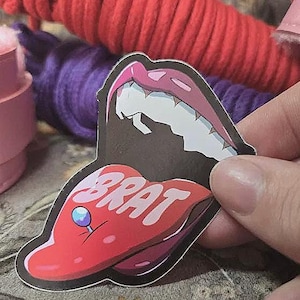 Brat [NSFW] Tongue Sticker