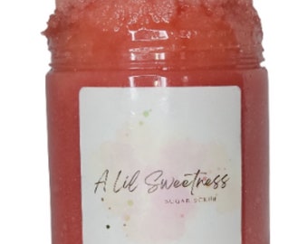 Strawberry Lemon Cupcake Sugar Scrub