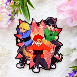 4" grote RowdyRuff Boys vinylsticker | Cartoonsticker | Laptopsticker | Waterdichte sticker