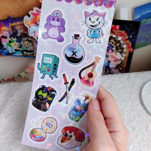 Cartoon Friends Sticker Bogen | Powerpuff Girls inspiriert | Cartoon Aufkleber | Laptop Aufkleber | Nostalgische Einzelstücke
