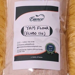Yam flour / Elubo Isu / Elubo dudu/ Amala dudu 5lbs and 10lbs
