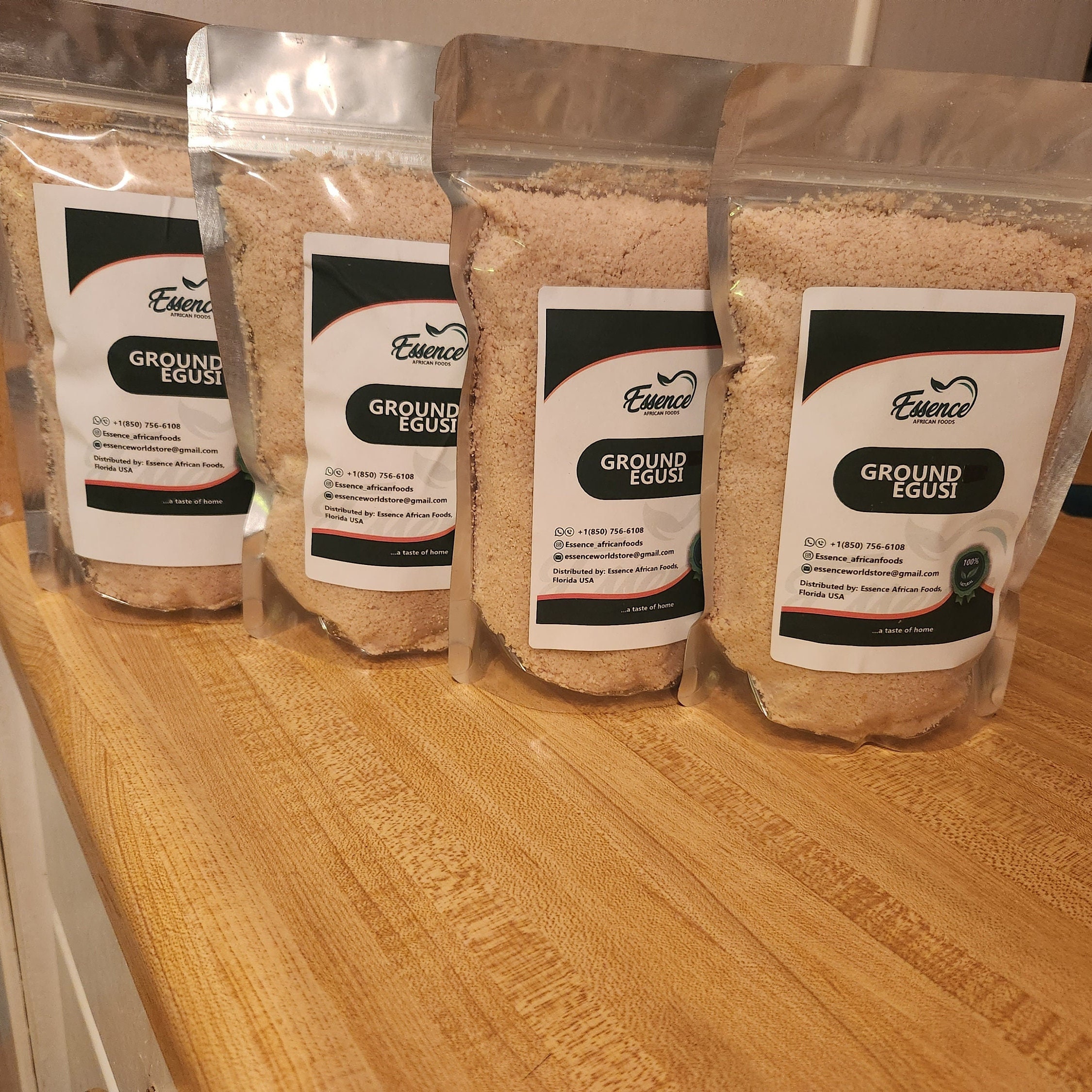 Semi Di Melone Egusi Macinati - 2 Confezioni Da 100g - Per Zuppe E Piatti Africani - Ingrediente Tradizionale