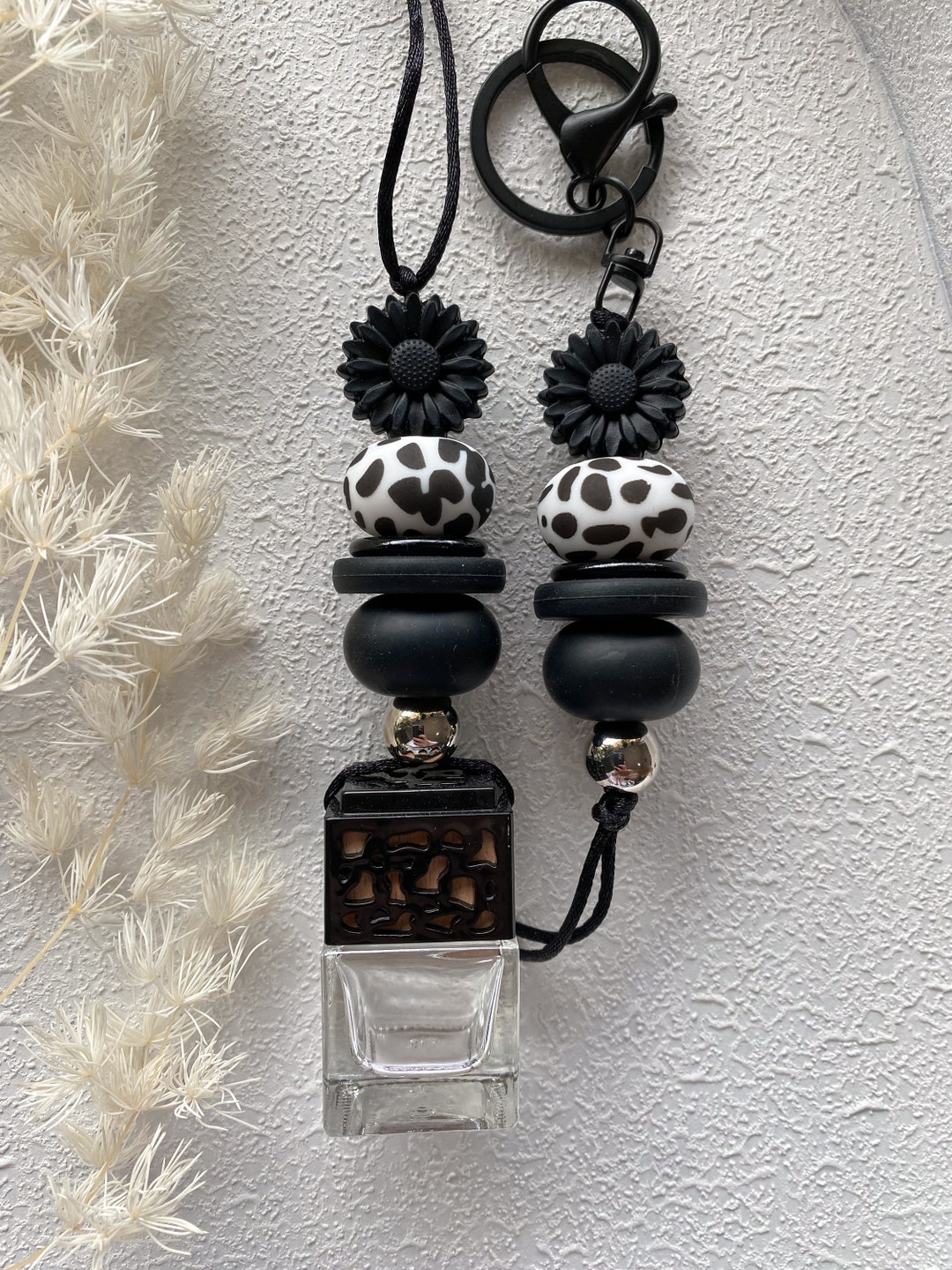 Car Diffuser Daisy Flower Diffuser Fragrance Oil Gift for Her Key Chain ...