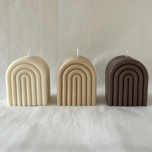 Rainbow Pillar |Pillar Candle | Designer Candle | Luxury Candle | Soy Wax |Fashion | Gift for her