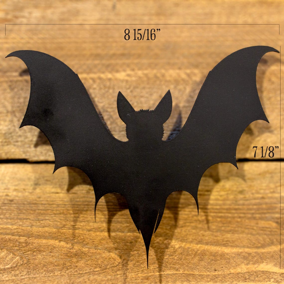 Vampire Bat Wood Cutout: Halloween DIY Craft, Wall Decor (9