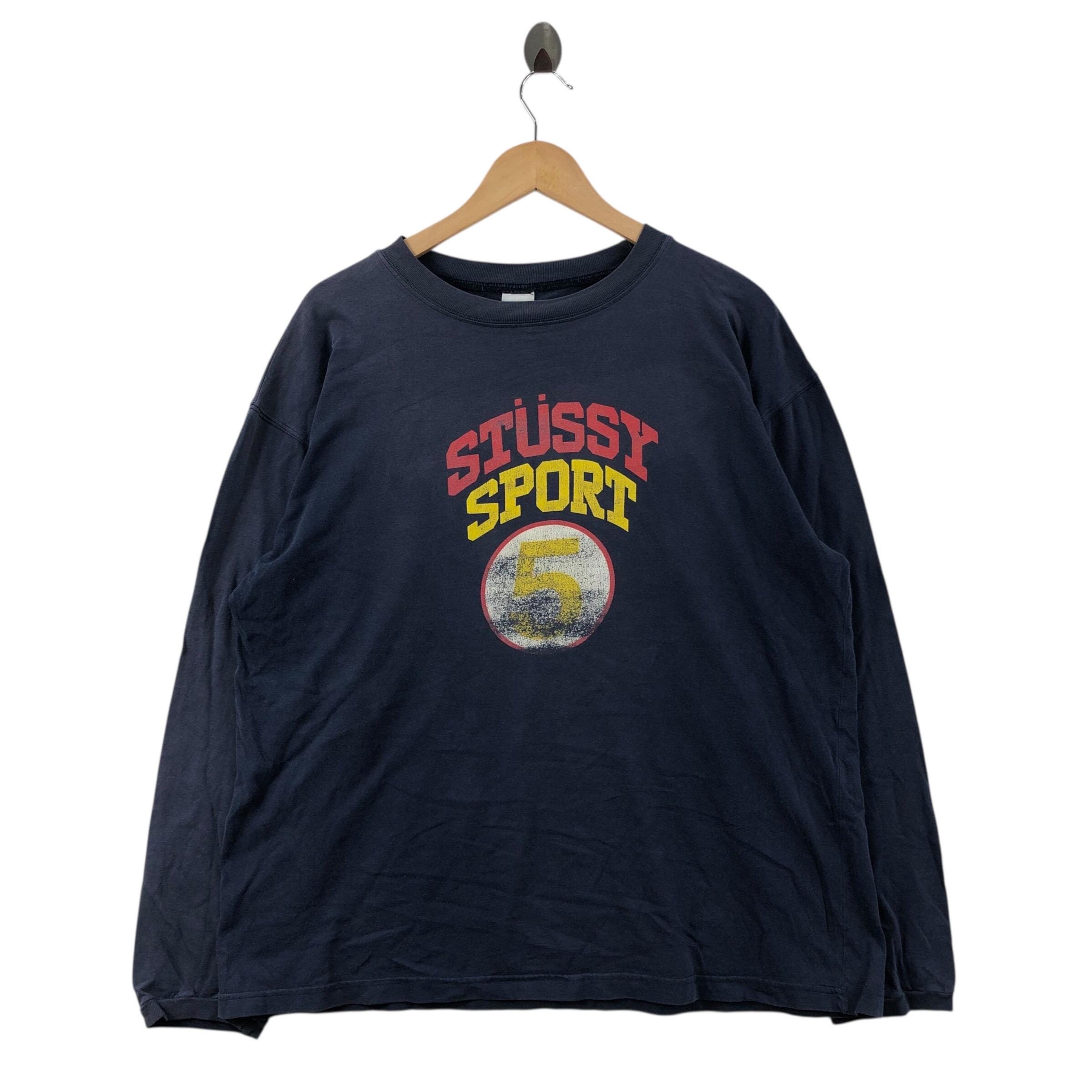vintage 90s OLD StussySport 3/4七分袖 スウェット Vintage 90s