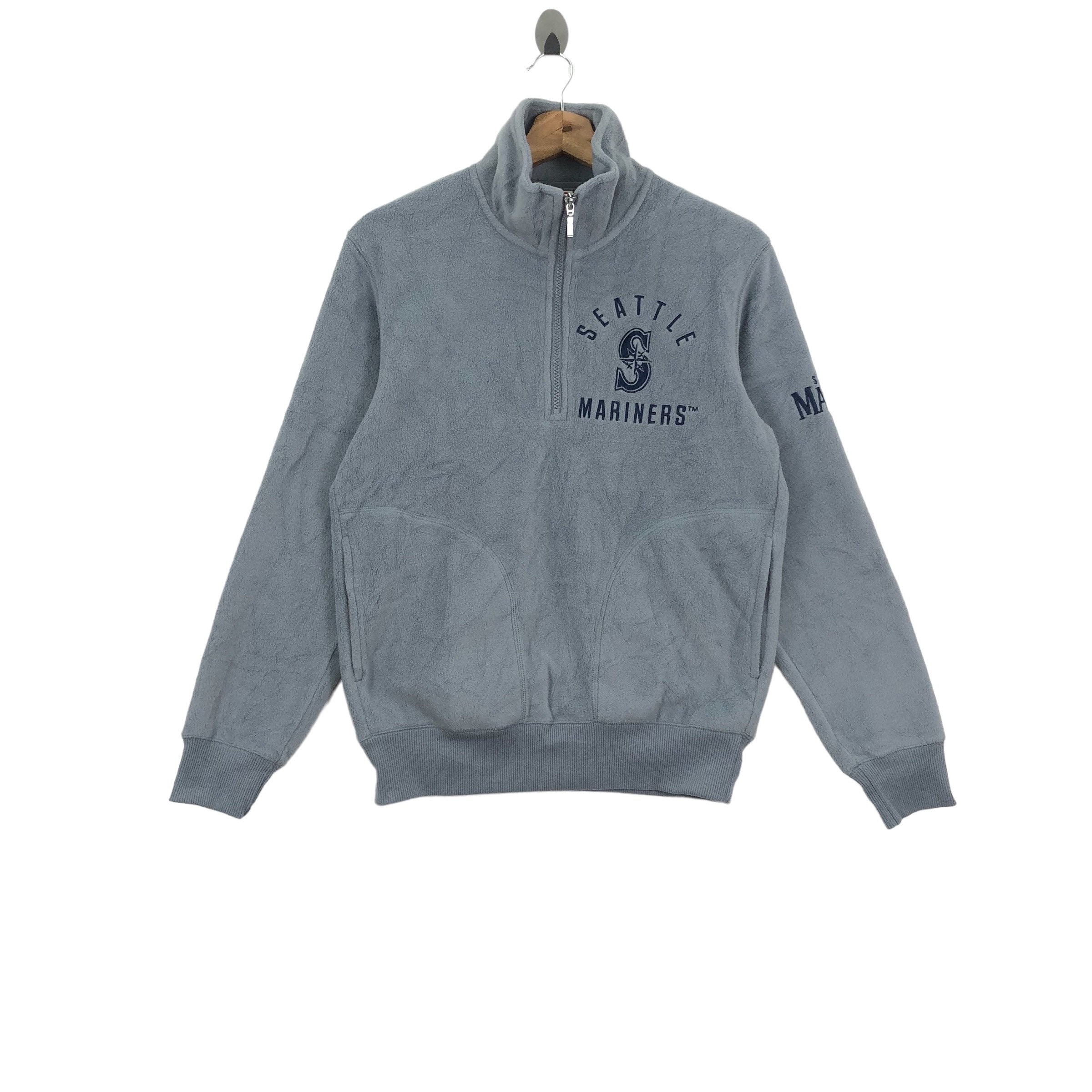 Vintage MLB SEATTLE MARINERS Half Zipper Turtle Neck Fleece - Etsy