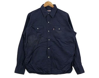 Camicia vintage LEVIS USA Made in Hong Kong Chambray Western