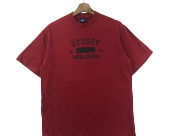 Rare!! Vintage 00's STUSSY Faded Graphic Tee Shirt Medium Size - Etsy