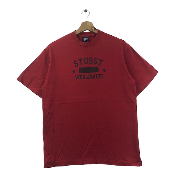 Vintage STUSSY WORLDWIDE Made in USA T-shirt - Etsy