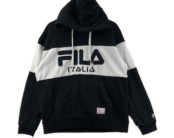 Vintage FILA BIELLA ITALIA Pullover Hoodie Fleece