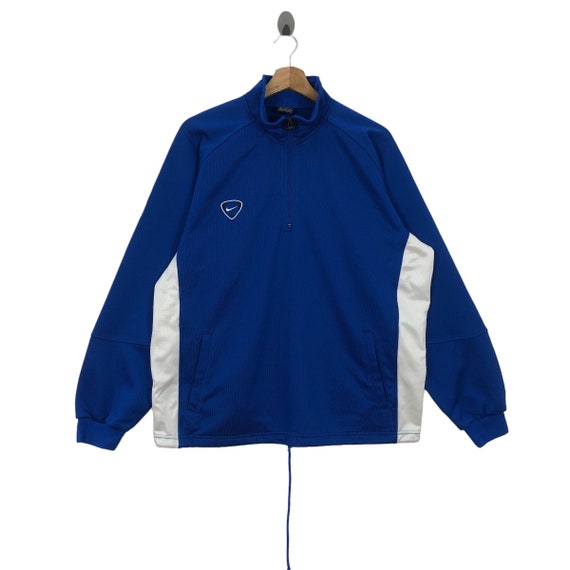 Vintage TEAM NIKE SWOOSH Sportswear Half Zipper Training Wear Sweater