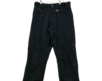 Large / 2000s Oakley Software Techwear Black Wide Leg Opium