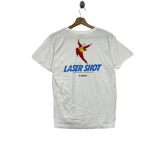 Vintage 90s CANON LASER SHOT Made in Japan T-Shirt