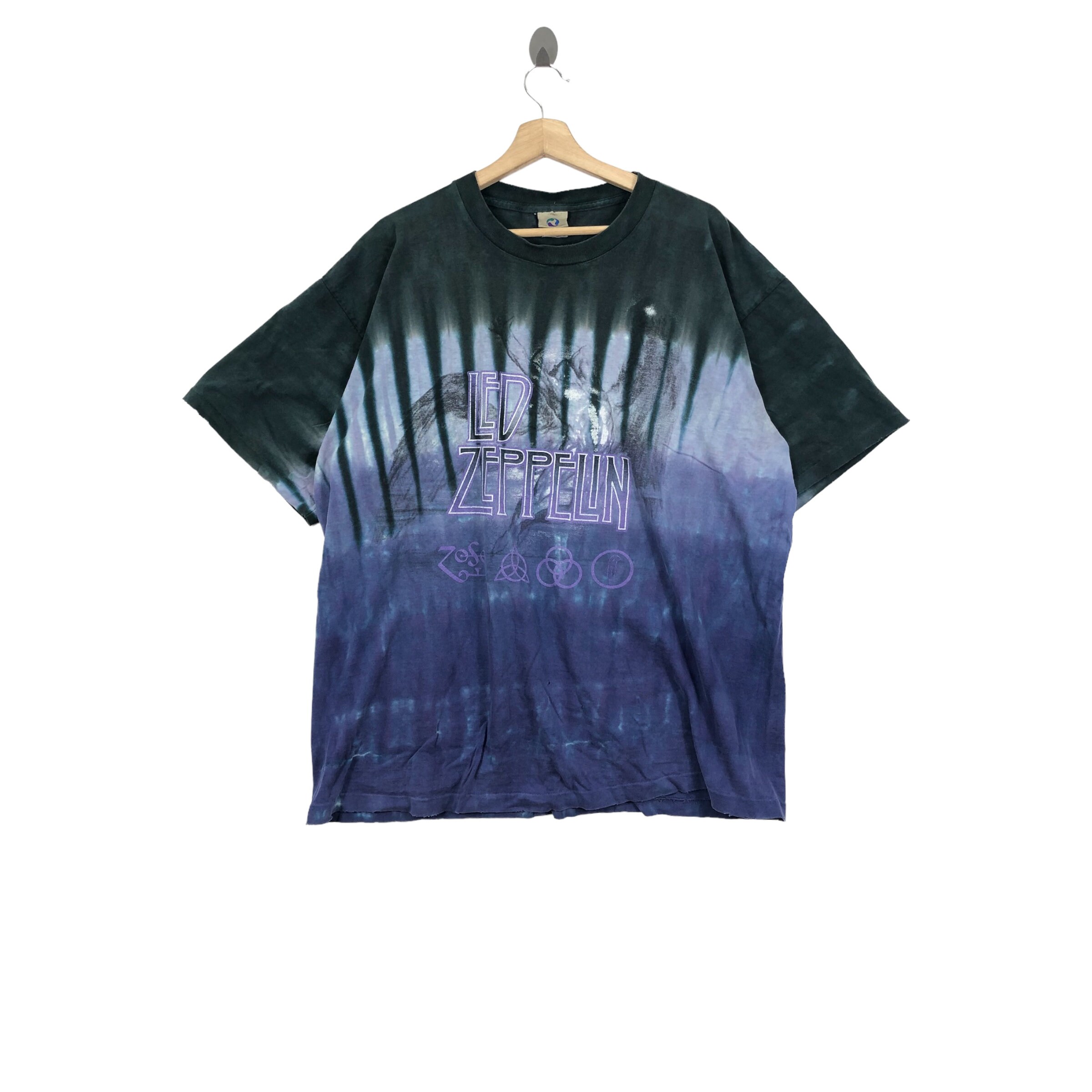 トップス led zeppelin 90s T-shirt Vintage 90s Led Zeppelin Hammer Of The Gods Band T T-Shirt