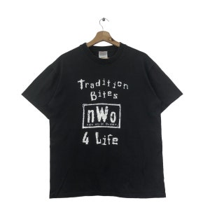 激レア③⚫ WOLFSBANE★ウルフズベイン■90年代ツアーTシャツ セール】AZAZEL オーバーサイズ ハンドペイントボーダー Tシャツ
