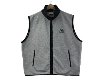 Vintage LE COQ SPORTIF France Fleece Vest Tank