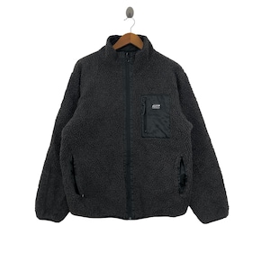 Vintage QUIKSILVER SURFING SURF Deep Pile Sherpa Fleece