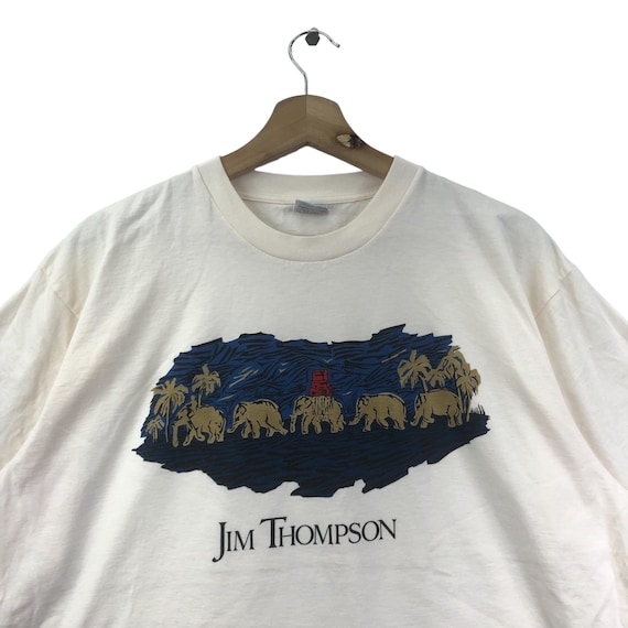 Vintage American Businessman JIM THOMPSON THAI Silk T-shirt - Etsy
