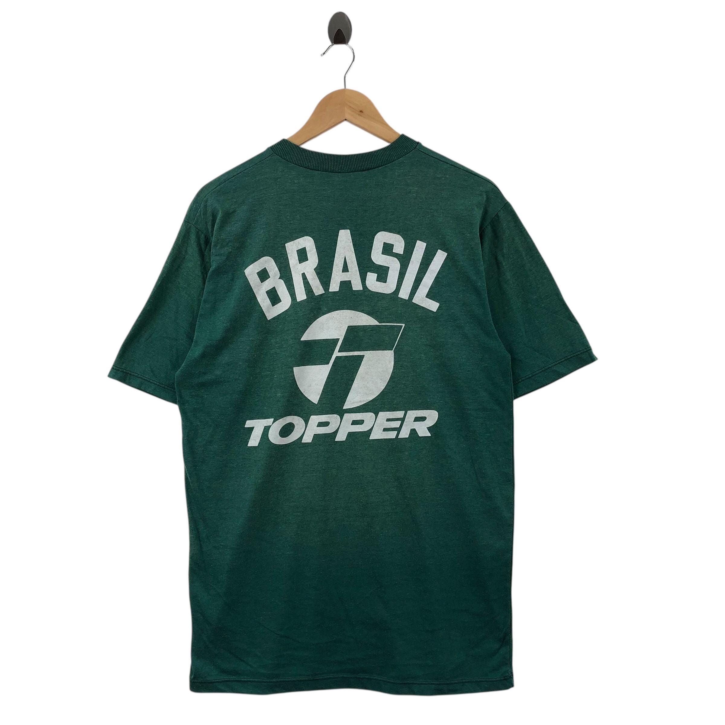Vintage 70s CBF BRASIL TOPPER Brazil Samba Football T-shirt - Etsy