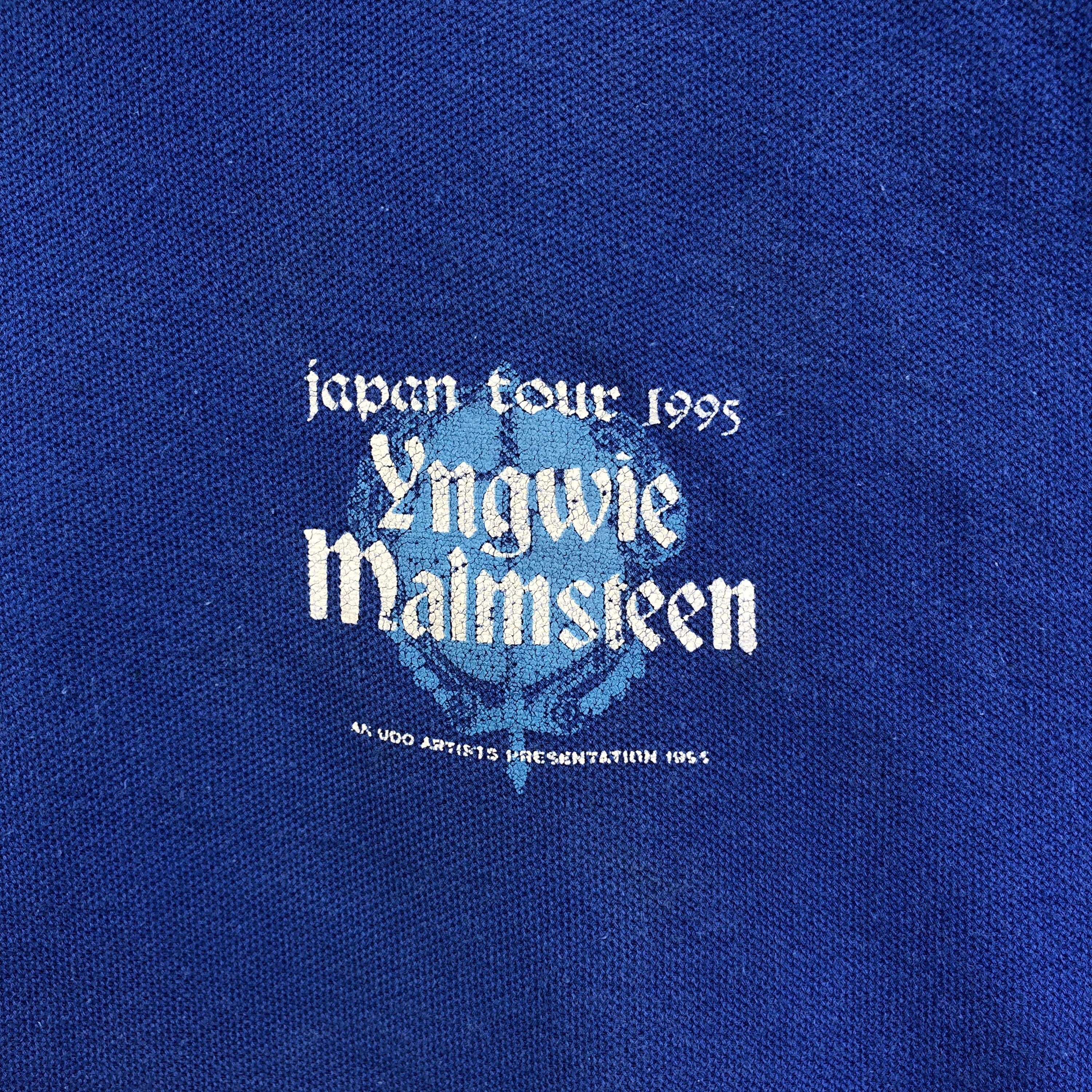 Vintage Swedish Guitarist YNGWIE MALMSTEEN Tour 1995 Polo Shirt - Etsy
