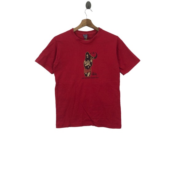 トップス old stussy shawn font T-shirt XL USA Stussy vintage shawn stussy - Gem