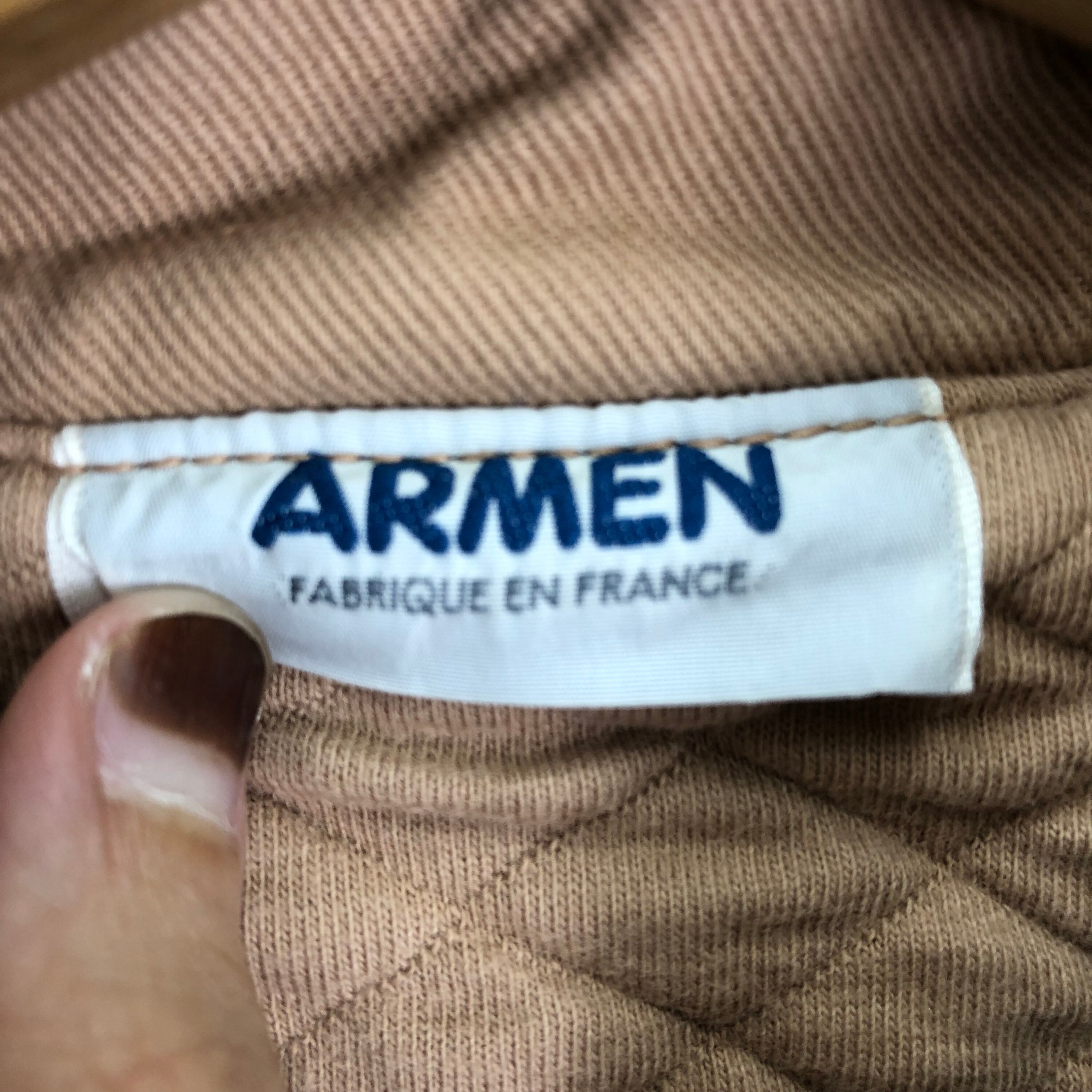 ジャケット・アウター made in FRANCE armen jacket ed Archival France Designer Armen Quilted Trench Jacket Bondage