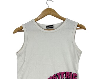 Rare Vintage 90s Hysteric Glamour tank top. All Over Print