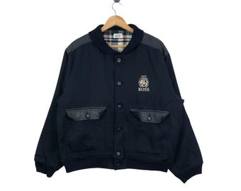SUNTORY BOSS スタジャン Vintage Suntory Boss Coffee Varsity Jacket (japan Promo) - Etsy
