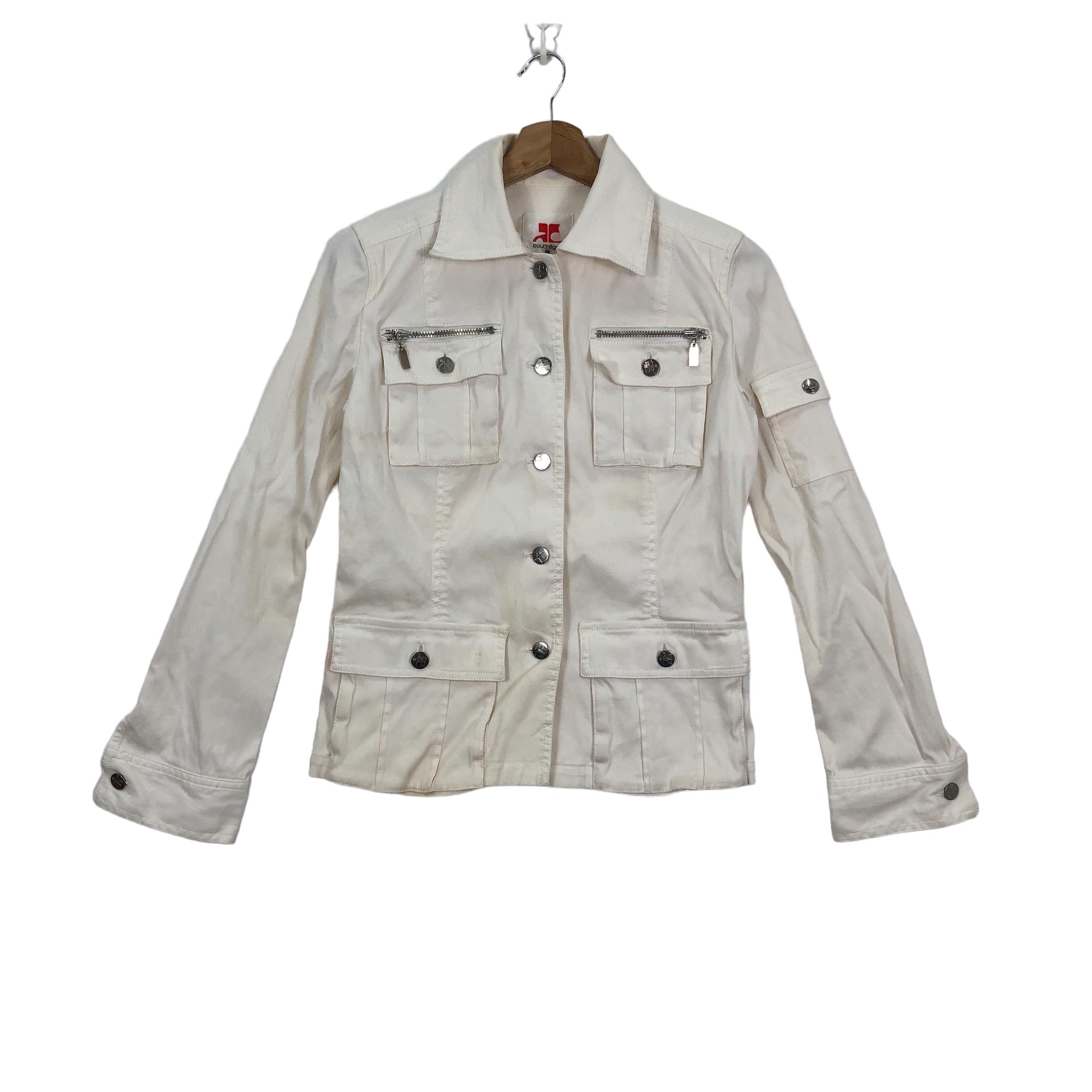 Courrèges, Vintage COURREGES PARIS Four Pocket Chore Jacket