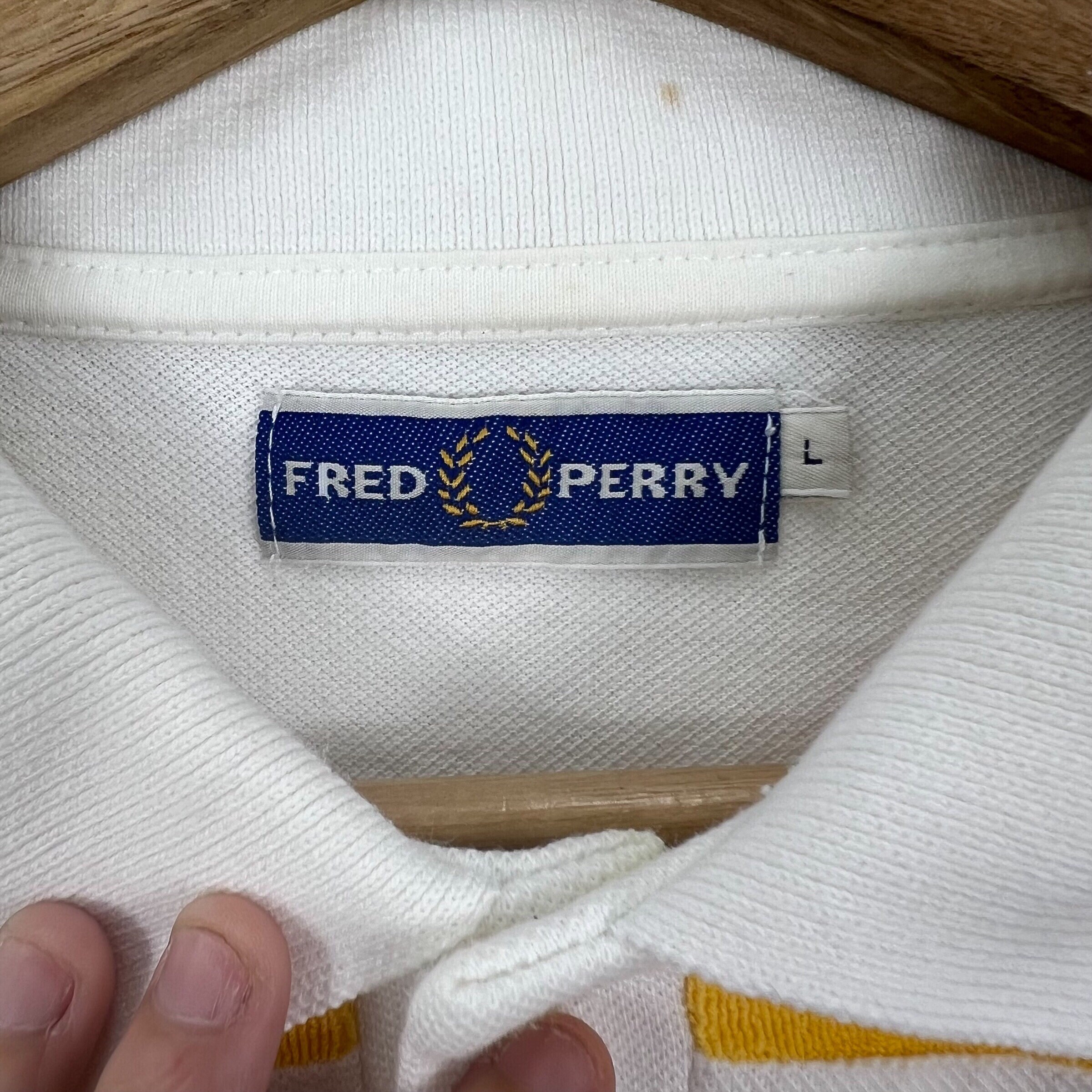 Fred Perry 90s Made in Portugal Polyester Jersey T-Shirt