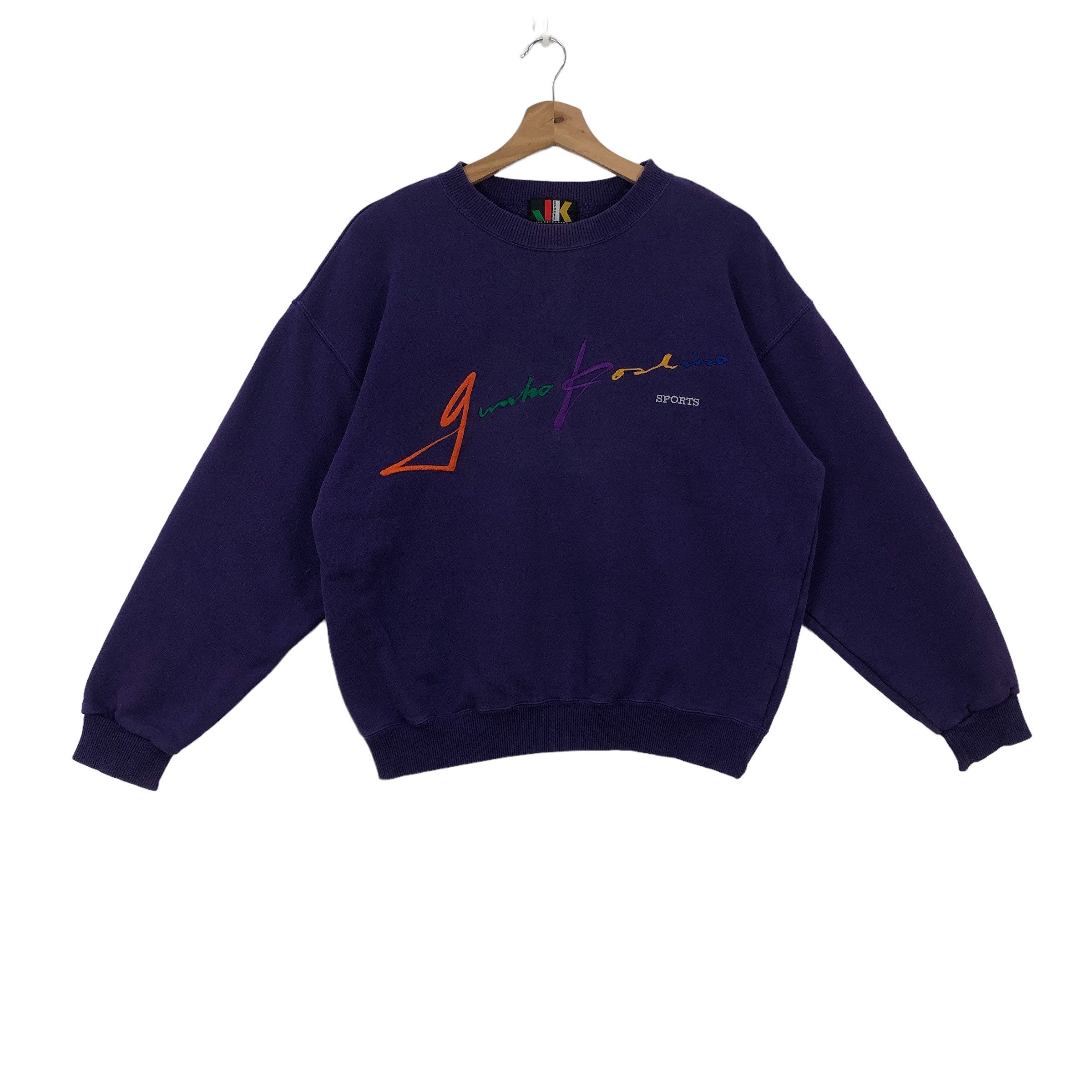 Japanese Brand JUNKO KOSHINO SPORTS Rainbow Logo Sweatshirt - Etsy