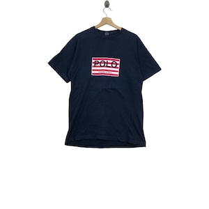 T-shirt POLO vintage di RALPH LAUREN Rl Box Logo