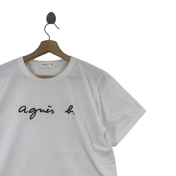 Designer AGNES B Paris HOMME Signature Logo T-shirt - Etsy
