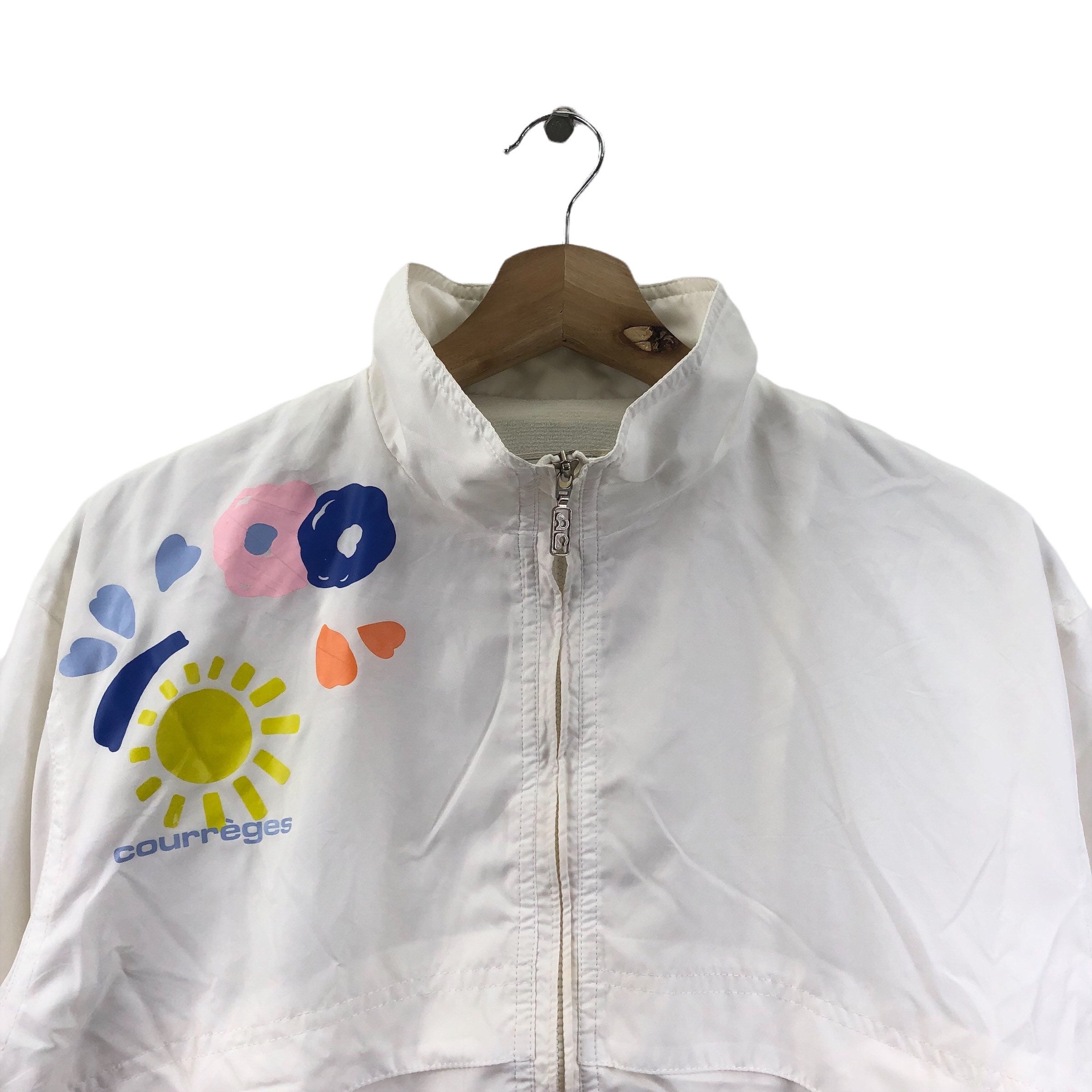 COURREGES シャケット Vintage COURREGES SPORT FUTUR Paris Light Windbreaker - Etsy