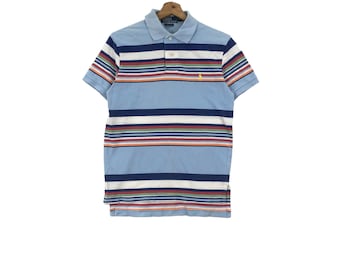 Vintage POLO By RALPH LAUREN Small Pony Stripe Polo Shirt