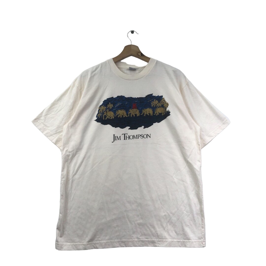 Vintage American Businessman JIM THOMPSON THAI Silk T shirt Etsy