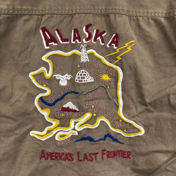Vintage ALASKA AMERICA Last FRONTIER the 49th State Workwear