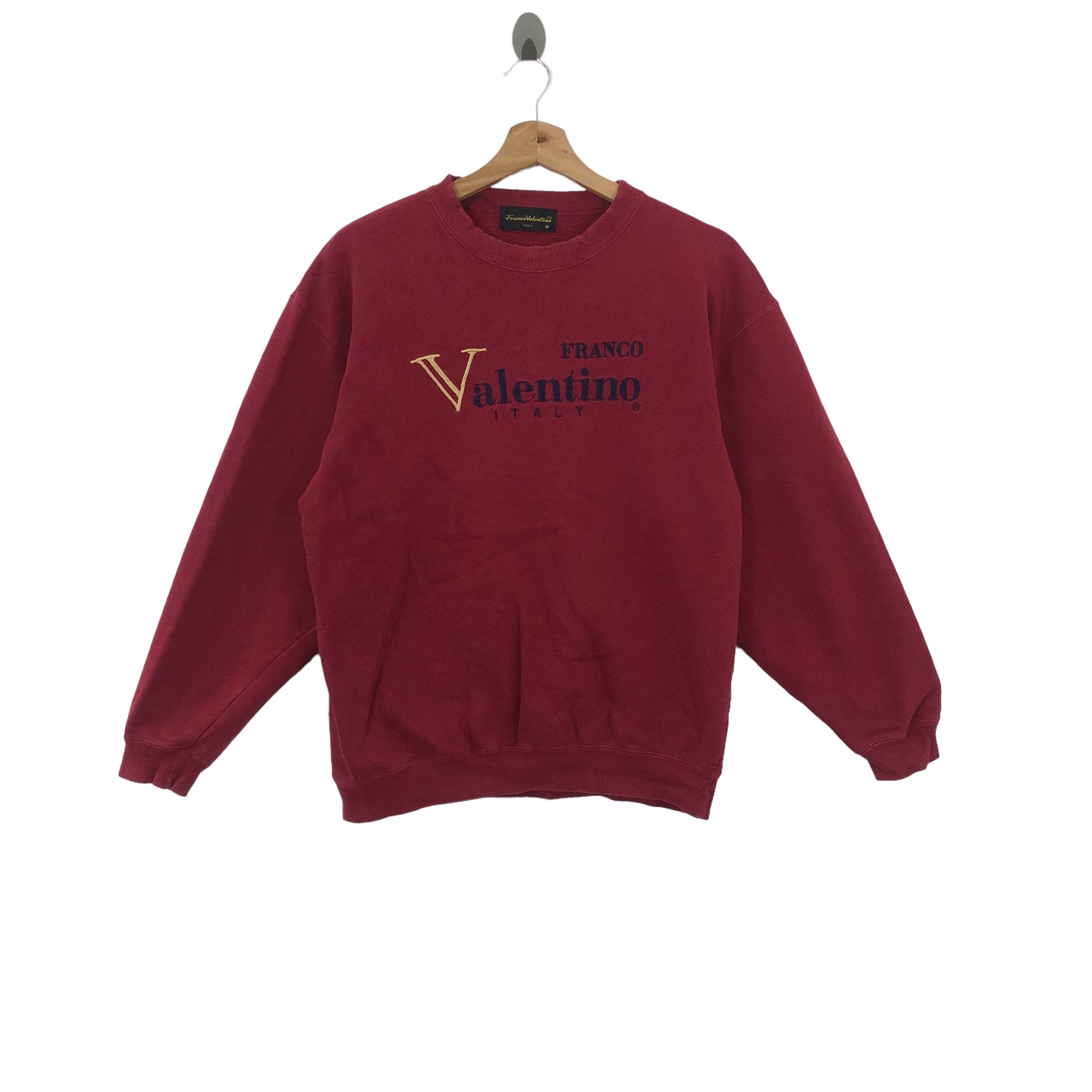 Italian Designer FRANCO VALENTINO ITALY Crewneck Sweatshirt - Etsy