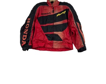 Vintage HONDA RACING Faded Motorcycle Super Bike Jacket - Etsy