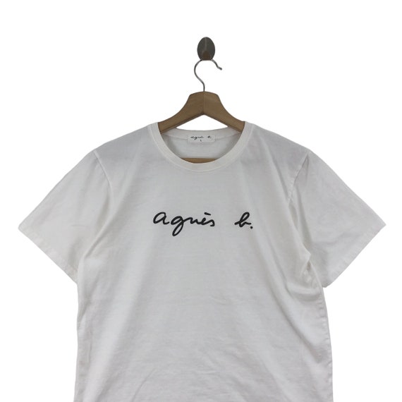Designer AGNES B Paris HOMME Signature Logo T-shirt - Etsy