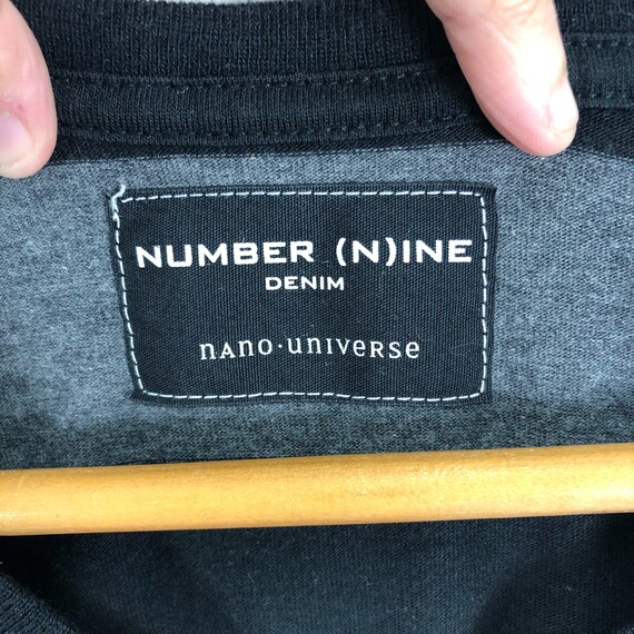 Buy Japanese Brand NUMBER NINE DENIM X Nano Universe Stripe Tee  