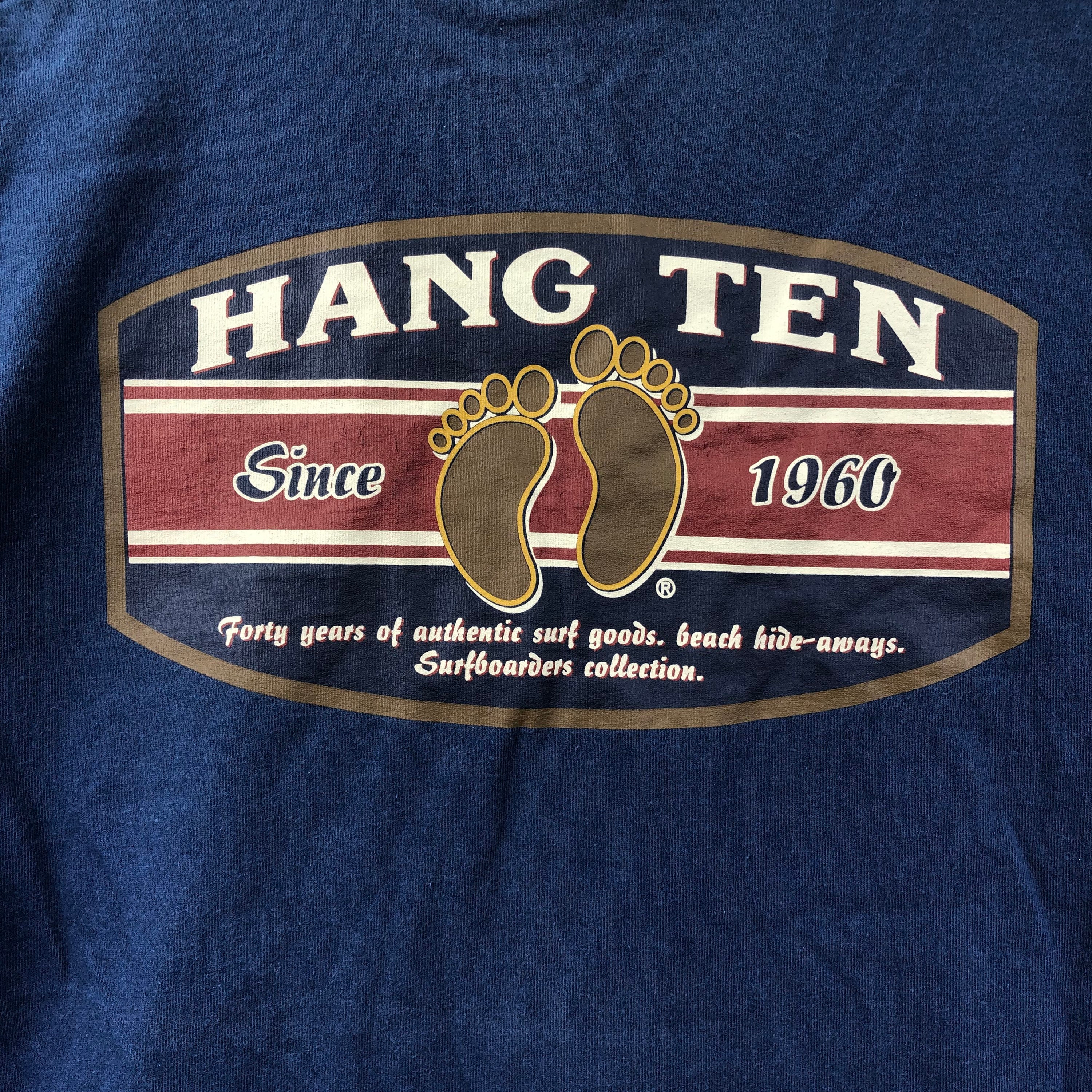 Vintage HANG TEN SURFING Surf Wear T-shirt - Etsy Vintage HANG TEN SURFING Surf Wear T-shirt - Etsy