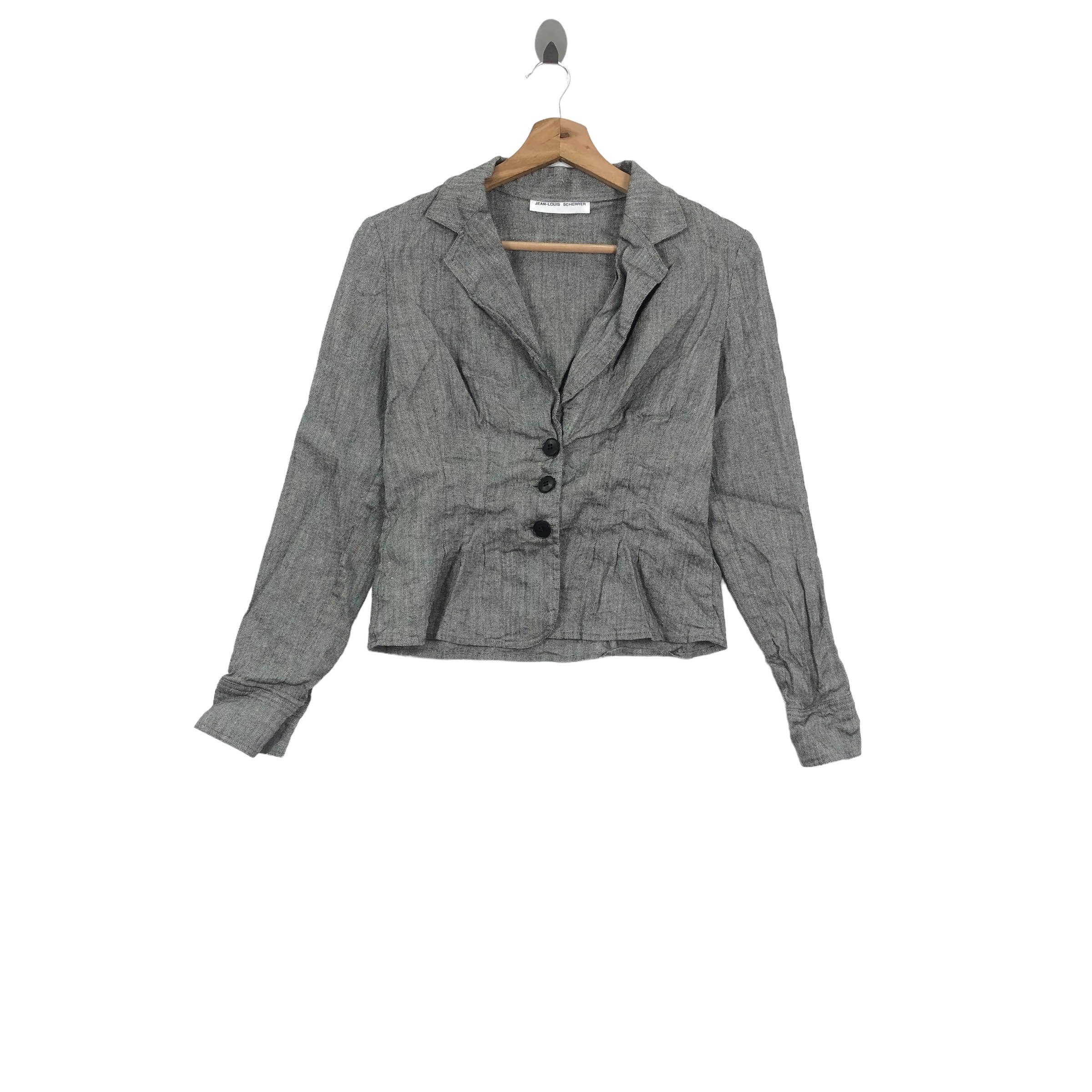 Wool suit jacket Jean-Louis Scherrer Brown size 38 FR in Wool