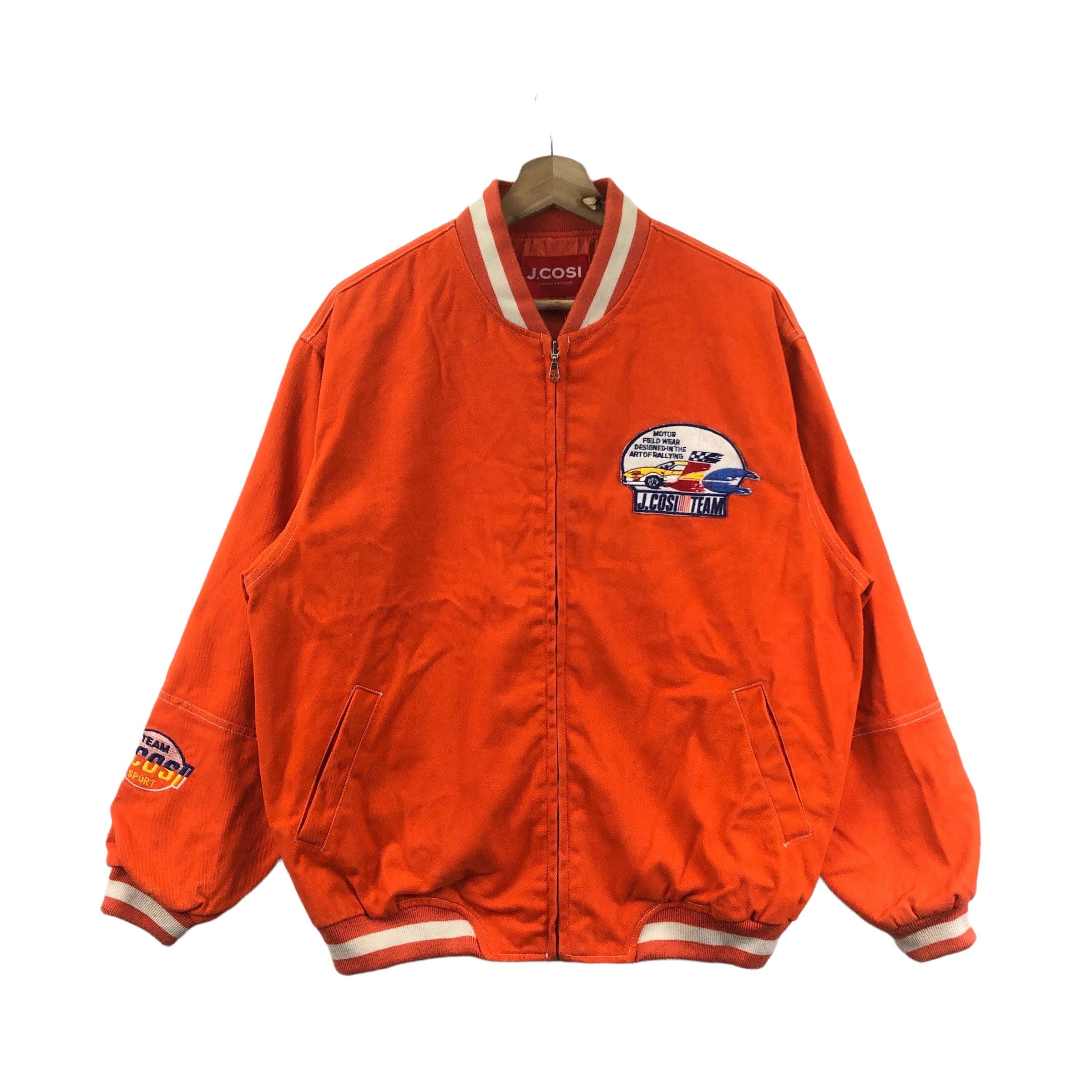 Vintage JUNIOR TIPICOSI J COSI Racing Bomber Jacket - Etsy Vintage JUNIOR TIPICOSI J COSI Racing Bomber Jacket - Etsy