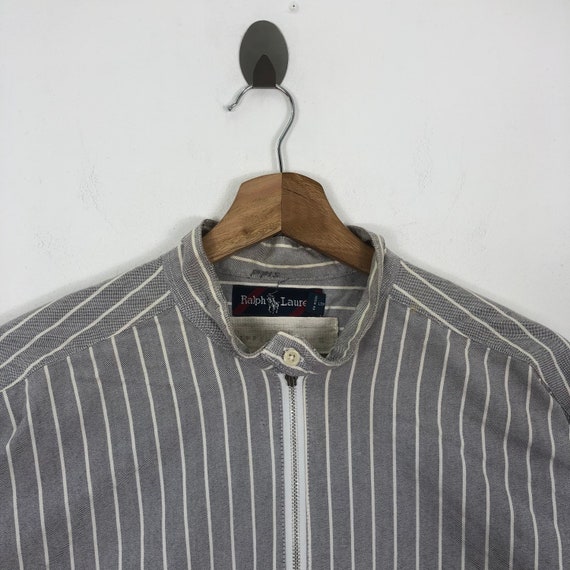 Vintage Rare POLO Rl by RALPH LAUREN Stripe Harrington