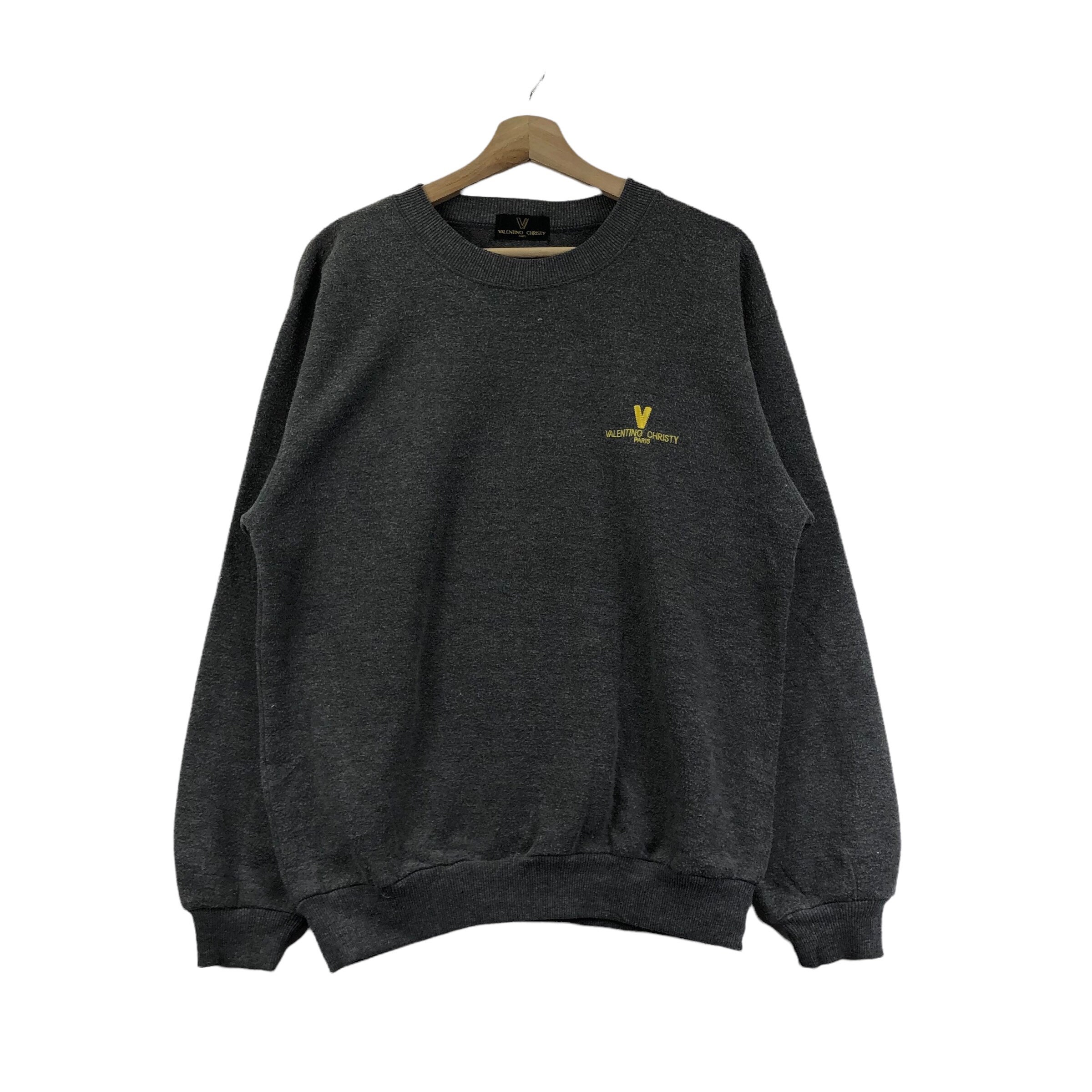 Vintage VALENTINO CHRISTY PARIS Small Logo Crewneck Sweatshirt - Etsy