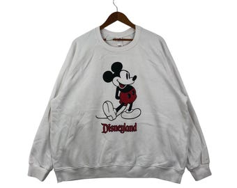 Felpa girocollo vintage con motivo Mickey Mouse Disneyland