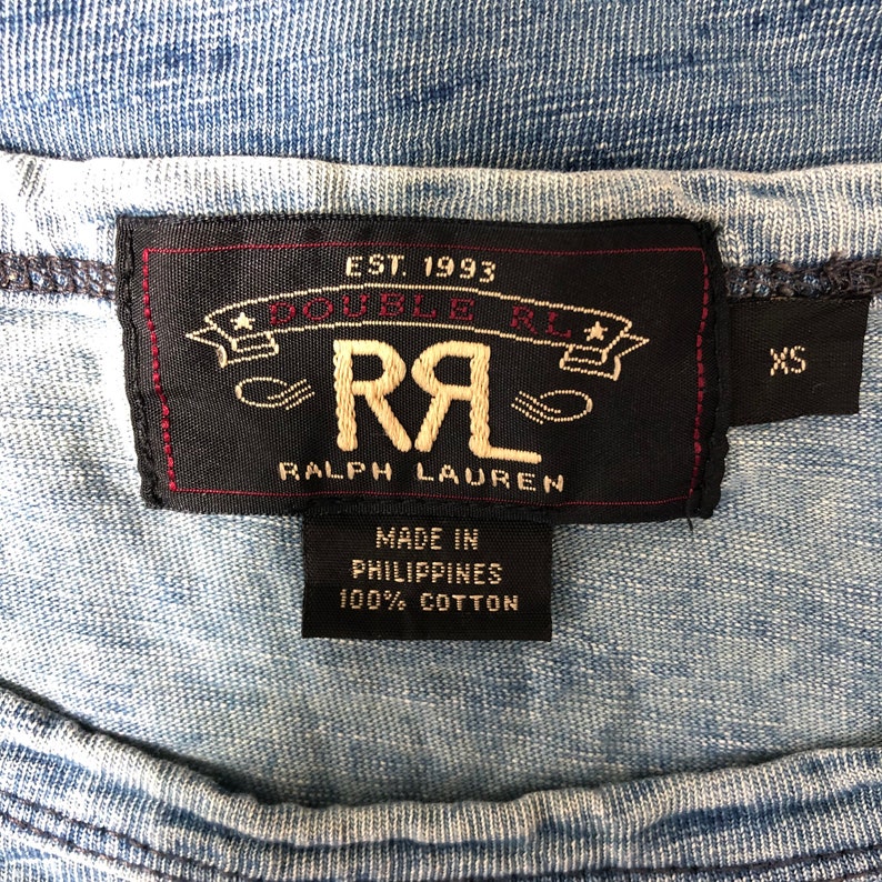 Vintage POLO RALPH LAUREN Double Rl Single Pocket T-shirt - Etsy