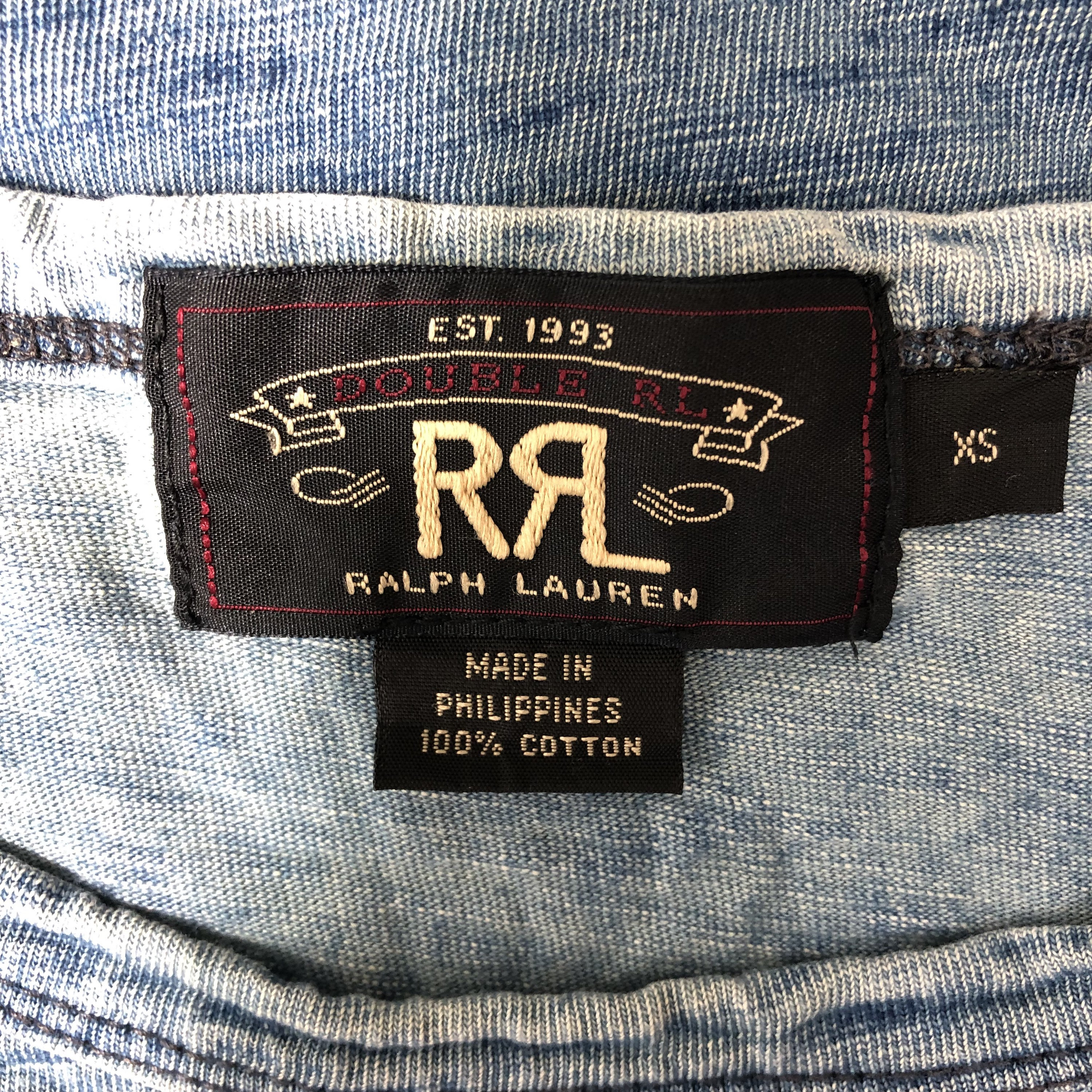 Vintage POLO RALPH LAUREN Double Rl Single Pocket T-shirt - Etsy